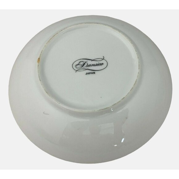 Pair Danisco Japan Teahouse Rose Berry Bowls 5.5" Floral Design - Picture 8 of 9